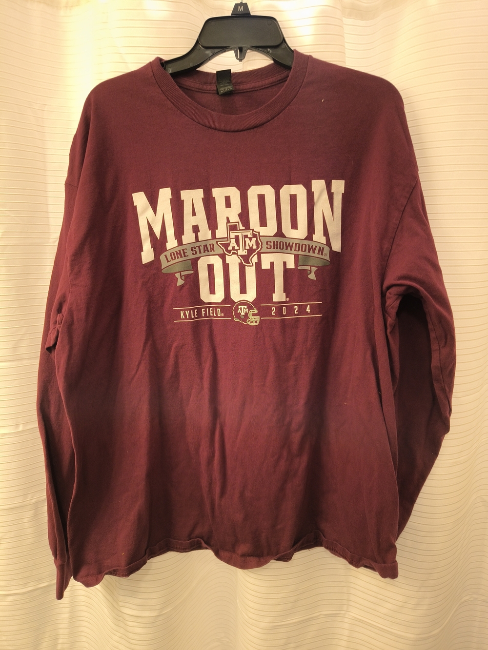 Texas A&M Maroon Out Long Sleeve Graphic Tee
